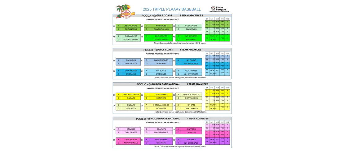 Triple Play Tournament