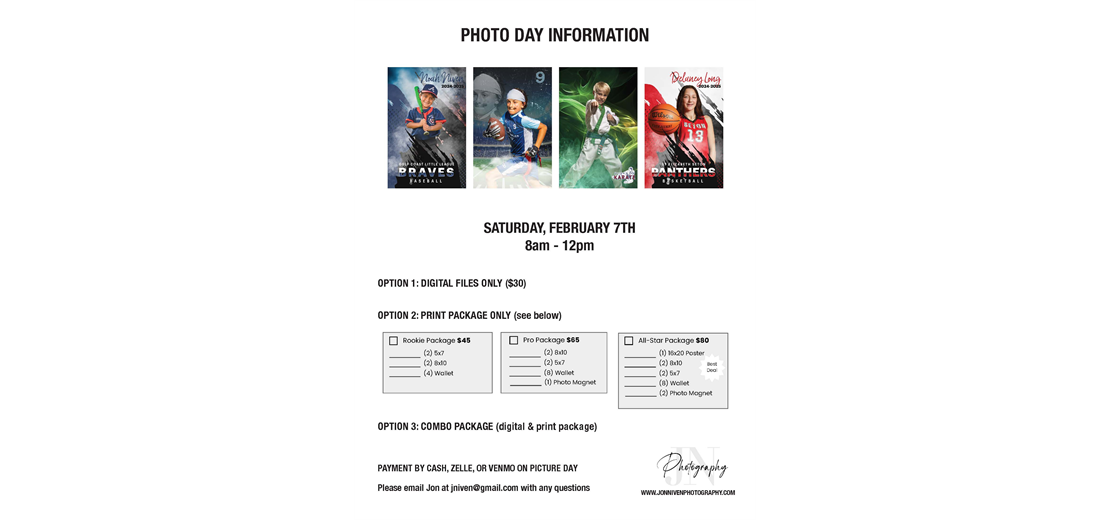 Spring Photo Information